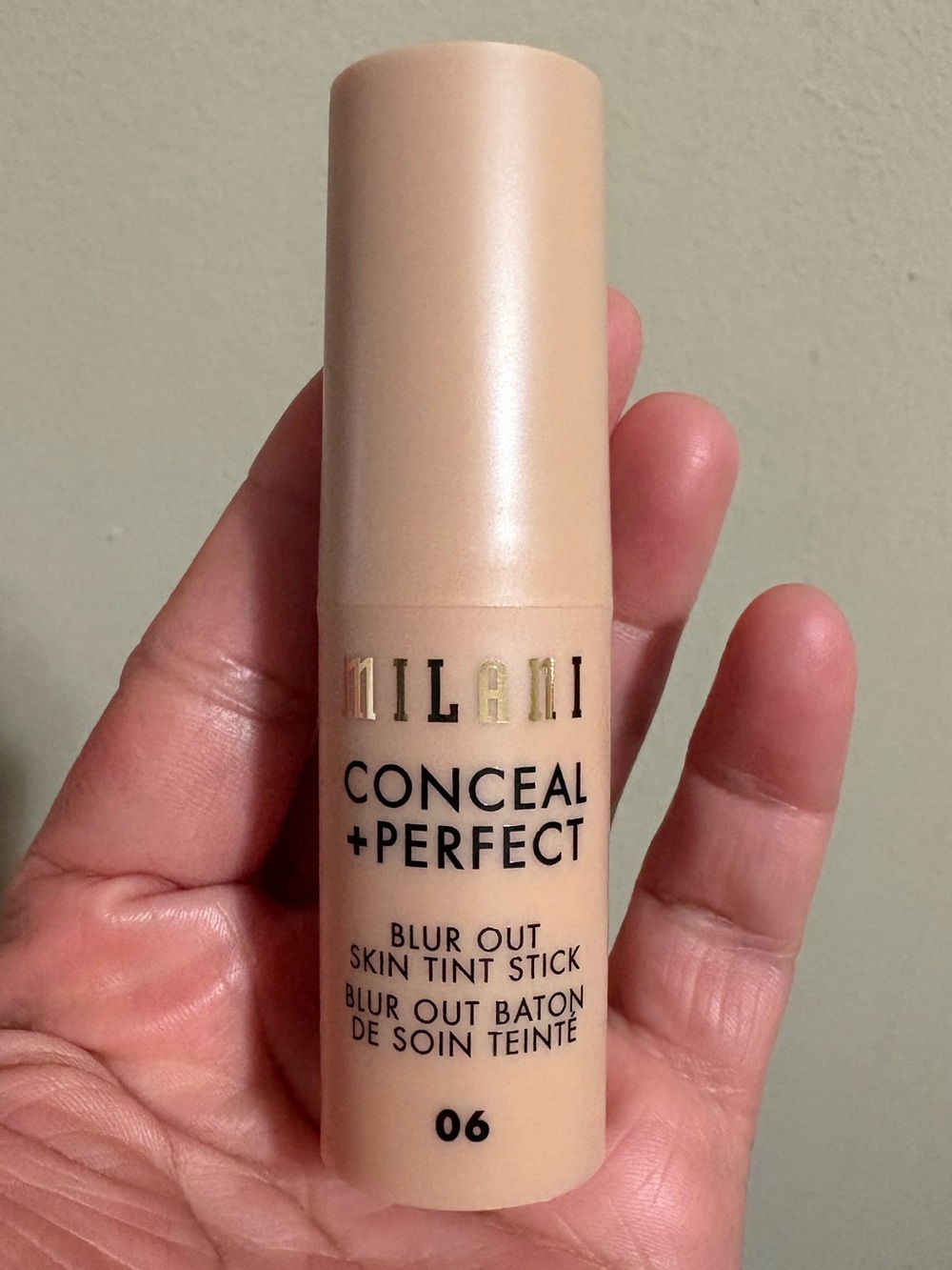 Milani Conceal + Perfect Blur Out Skin Tint Stick 06 LIGHT WARM PEACHY Brand New